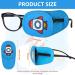 Kids Reusable Eye Patches for Glasses - 6 Piece Blue Soft Eye Patch for Left Eye, Treating Lazy Eye, Strabismus, Amblyopia - Boy and Girl Eye Patch - Buy Online on GoSupps.com