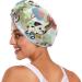 Cute Animal Bicycle Hair Towels | Super Absorbent Quick Dry Turbans 2 Pack for Women & Girls - Buy Online on GoSupps.com