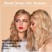 Blonde Brown Hair Color Shampoo 3 in 1 - Instant Natural Dye for Men & Women | Long Lasting Brown Color | Fast Results - Buy Online on GoSupps.com