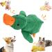 Noovelo Calming Duck Toy 2024 New Calming Duck Dog Toy Calming Duck for Dogs Dogs Emotional Support Duck Cute Quacking Stuffed Duck Dog Toy. (S-Green)