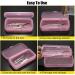 JUXYES Plastic Sterilizing Tray for Nail Art - Portable Sterilizer Organizer Transparent Storage Box for Tools & Accessories (Pink) - Shop Internationally - Buy Online on GoSupps.com