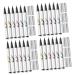 Didiseaon 24 Pcs Eye Makeup Tool White Liquid Eyeliner Liquid Eyeliner Pencil Cosmetics Abs Miss Lasting