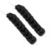 PPHAO - 2 Pack Bamboo Charcoal Back Scrubber for Shower - Long Loofah Sponge for Women - Bath Sponge - Loofah Back Scrubber for Shower Exfoliating for Men and Women- 21.5 INCH - Black Loofah