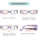 Eyekepper 4-Pack Colorful Spring Hinge Rectangular Reading Glasses +2.50 - Stylish & Comfortable Viewing - Buy Online on GoSupps.com