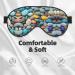 Beach Colored Pebbles Print Double-Sided Eye Mask Soft and Light Blocking for Enhancing Sleep Quality - Buy Online on GoSupps.com