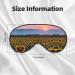 Buy SSIMOO Sunflower Sun Print Double-Sided Eye Mask | Soft Light Blocking for Better Sleep Quality - Buy Online on GoSupps.com