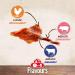 8in1 Triple Flavor Wings Chew Sticks for Dogs - Meat-Filled Chew Snacks 113g (Approx. 6 Pieces) - International Shipping Available - Buy Online on GoSupps.com