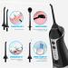 TUREWELL Cordless Oral Irrigator - 300ML Portable Waterproof Water Flosser | 3 Modes, 5 Tips | Teeth & Braces Cleaner - Buy Online on GoSupps.com