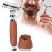 Classic Men's Double Edge Razor with Wooden Handle - Premium Hand Razor for a Superior Shave - Buy Online on GoSupps.com