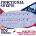 Covey Baseball Softball Scorebook - 50 Games Side by Side Format | Score Keeping Book for Coaches & Announcers - Buy Online on GoSupps.com