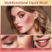Rosarden Red Matte Liquid Blush - Creamy & Quick Dry Formula for Long-Lasting Cheeks - 1 Fl Oz - Buy Online on GoSupps.com