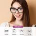 LVIOE Blue Light Filter Glasses for Eye Strain Relief - Over Glasses for All Users - Stylish Black Design - Buy Online on GoSupps.com