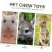 BESPORTBLE Hamster Treats Animals Biting Playthings Pet Supplies Wooden Rabbit Chewing Playthings - Buy Online on GoSupps.com