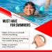 Splaqua Swimming Nose Clip with String - Soft Latex Plugs for Kids and Adults - Neutral Beige, 1 Pack - Buy Online on GoSupps.com