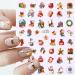 JMEOWIO 12 Sheets Christmas Nail Art Stickers Decals Self-Adhesive Snowflake Xmas Winter Holiday Deer Nail Supplies Nail Art Design Decoration Accessories - Buy Online on GoSupps.com