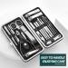 Manicure Set Tools Home Nail Clipper Set of 18 Pieces Large Size Dead Skin Pliers Diagonal to Remove Dead Skin Small Eyebrow Clipper Leather Sleeve Nail Clippers(Red) - Buy Online on GoSupps.com