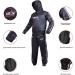 DEFY Heavy Duty Sweat Sauna Suit with Hood X-Large - Anti-Rip for Fitness Workout - Buy Online on GoSupps.com
