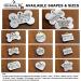 Pawsitively Pet Tags Custom Stainless Steel Pet ID Tags - Front and Back Engraved - Personalized for Dogs and Cats - Bone Shape 1 x 1-1/2 - Buy Online on GoSupps.com