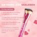 Premium Kabuki Makeup Brush - Versatile Foundation Brush for Cream Powder & Liquid - Synthetic Hair Blending Brush - Buy Online on GoSupps.com