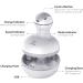 Comfier Electric Scalp Massager - Waterproof Wireless Rechargeable Head Massage Device with 4 Kneading Heads - Perfect Relaxation Gift - Buy Online on GoSupps.com