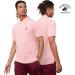 3 Pack Men's Short Sleeve Pique Polo Shirts (S-XL) - Coral Red, Denim, Grey - Golf Polos - Buy Online on GoSupps.com