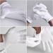 100% Cotton Gloves - 6 Pairs White Moisturizing Gloves for Women | Eczema Relief & SPA Use - Ideal for Jewelry Inspection & Archival Work - One Size Fits All - Buy Online on GoSupps.com