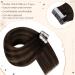 Buy Hetto Tape In Extensions - Real Hair Balayage Brown Invisible Tape Extensions #2/8/2 50cm 50g - Smooth Remy Quality - Buy Online on GoSupps.com