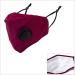 Washable Face Mask with Filter(Red) Reusable Face Mask with Activated Carbon Filter Breathable Face Mask all-round Protection from Pollution Cotton Face Covering - Buy Online on GoSupps.com