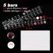120 Pcs Round Transparent False Nail Display Tips with Adhesive Sticker - Nail Art Color Display Chart for Polish Training and Practicing - Buy Online on GoSupps.com