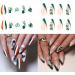 24 Pcs Nails-St. Patrick's-Day Fake-Nails with Designs Acrylic Nails On Nails False Nails for Women False Nails Medium Length with - Buy Online on GoSupps.com