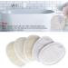 Exfoliating Loofah Sponge Pads - 8 Pack Gourd Scrub Gloves for Men & Women | Ideal for Bathing & Spa | Beige - Buy Online on GoSupps.com