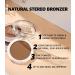 MAEPEOR Face Bronzer Powder Palette - 6 Buildable Matte Colors for Natural Contour | Long Lasting & Sweat Proof Makeup | International Shipping Available - Buy Online on GoSupps.com