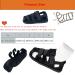 Medical Open Toe Cast Shoes - Adjustable Post-Op Walking Shoes for Sprained Foot & Broken Ankle (XL) - Left & Right Foot Support - Buy Online on GoSupps.com