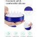 Heeta Scalp Massage Brush for Wet & Dry Hair | Soft Silicone Shampoo Brush for Gentle Head Massage - Blue & White - Buy Online on GoSupps.com