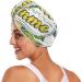 Hello Summer Lemon Hair Towel 2 Pack | Super Absorbent Quick Dry Hair Turbans for Women & Girls Perfect Hair Drying Solution - Buy Online on GoSupps.com