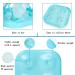 Baby Bottle Drying Rack and Brush Set - Removable Holder, Dryer, Nipple Cleaner for Baby Accessories - Blue - Buy Online on GoSupps.com