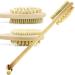 Bath & Relax Natural Bristle Long Handled Shower Back Scrubber Brush for Exfoliating Skin - Men and Women - Buy Online on GoSupps.com