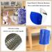 DOUBLE2C Cat Self Groomer 4 Pack with Catnip - Wall Corner Groomers for Long & Short Fur Cats - Soft Face Scratchers Brush & Massage Comb (Blue+Grey) - Buy Online on GoSupps.com