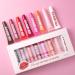 Flavored Lip Gloss Set for Girls Liquid Lip Gloss 8 x Colored Lip Butter Oil with Gelatin - Lip Gloss in Assorted Fruity Flavors Lip Gloss - Buy Online on GoSupps.com