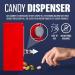 Candy Vending Machine For Kids - Classic Retro Design Sweets Holder & Dispenser Arcade Toy | Ideal For Desktops Classrooms Parties & Many More | Suitable For Gumballs Candy s & Sweets - Buy Online on GoSupps.com