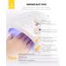 Buy Burano Reflective Gel Nail Polish - UV Holographic Glitter 7.3ml Sparkly Summer & Autumn Colors - Buy Online on GoSupps.com