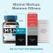 MSM Supplement 1300mg with Natural Vitamin C from Acerola - Supports Joints, Immune System, Muscle Protein Build Up & Collagen Formation - 60 Capsules - Buy Online on GoSupps.com