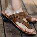 Buy Summer Arch Support Orthopedic Slippers for Men | Comfortable Toe Corrector Flip Flops | Lightweight Bunion Beach Sandals | Hallux Valgus Relief - Size 9 Brown - Buy Online on GoSupps.com