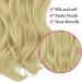 OMGREAT 18 Curly Bleach Blonde Halo Hair Extension - 18 Inch Synthetic Hairpiece for Women | Heat Resistant Fiber | Hidden Wire Headband | 4.2 Oz - Buy Online on GoSupps.com