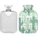 NAANLE 2L Hot Water Bottle with Abstract Plaid Cactus Cover - Menstrual Cramps Pain Relief & Heat Therapy - Buy Online on GoSupps.com