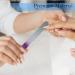 P2P Glass Fingernail Files with Case - Double Sided Nail File for Natural Nails - Manicure Set in Blue - Stocking Stuffer - Buy Online on GoSupps.com