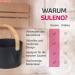 SULENO Sauna Accessories Set - 9-Piece Kit with Aluminum Infusion Bucket Bamboo Trowel Thermometer Hygrometer Hourglass & 5 Sauna Oils - Perfect for Relaxation - Buy Online on GoSupps.com