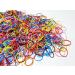 Bellure 3000 Pcs Multicolor (Red Black Blue) Small Elastic Hair Bands Rubber Bands For Hair Mini/Tiny Hair Elastics Bands Elastic Hair Ties Hair Bobbles For Women and Girl (Mulitcolor 3000 pcs) Multicolor (Red Pink Black Blue)