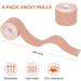 Kinesiology Tape - 6 Rolls of Waterproof Athletic Sport Tape Latex-Free Breathable & Supportive for Muscle Protection - Beige - Buy Online on GoSupps.com