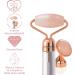 Finishing Touch Flawless Contour Rose Quartz Face Roller & Micro-Vibration Massage Device with Facial Hair Remover - 1-Pack Bundle - Buy Online on GoSupps.com
